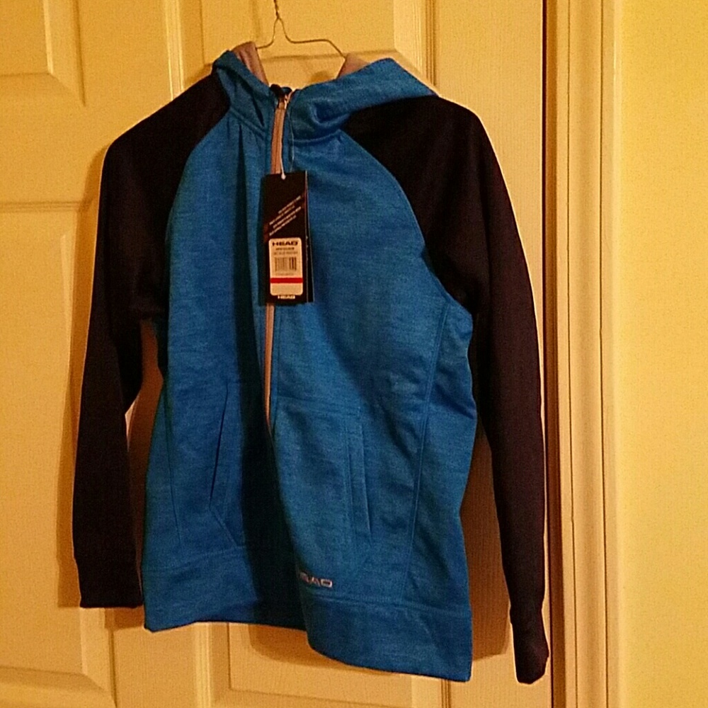 Kids HEAD Zip Up Hooded Sweatshirt
